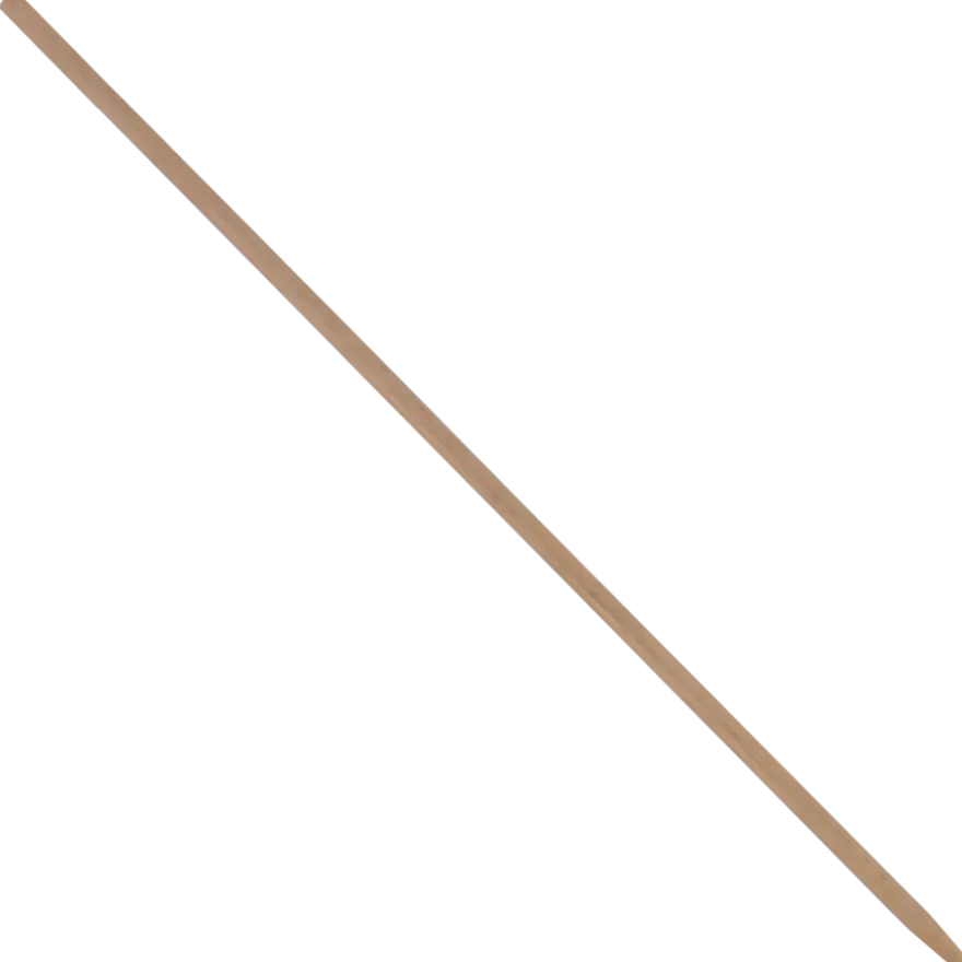 Bezemsteel hout 140 cm