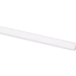 Binnenhoek lat grenen wit gegrond 11x11 mm lengte 270 cm