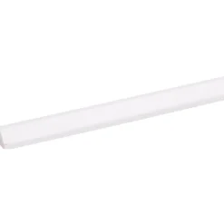 Binnenhoek lat grenen wit gegrond 11x11 mm lengte 270 cm