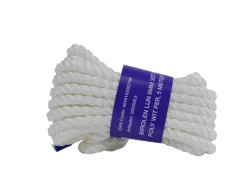 BIROLEN 8MM 3ST GEDR. POLY WIT 5MTR