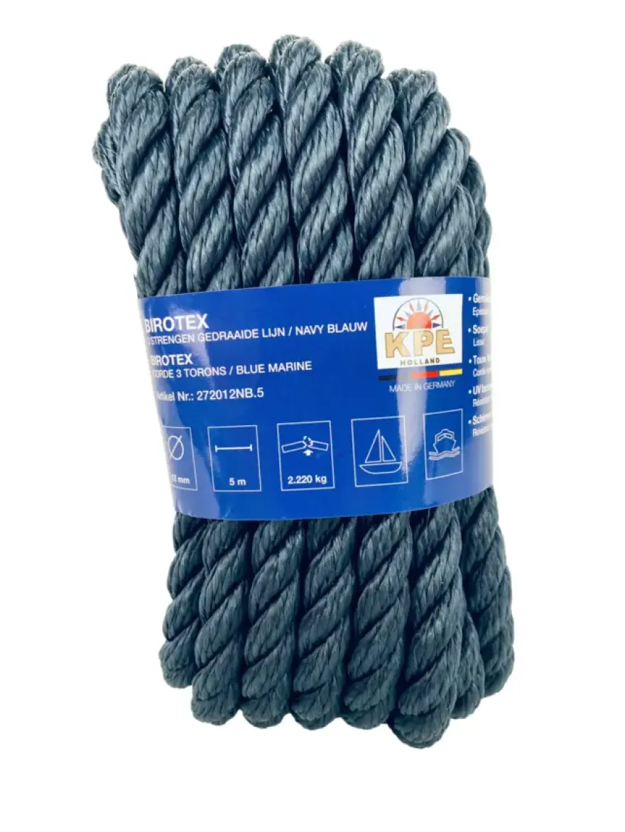 BIROTEX 12MM GEDR NAVY BLAUW 5MTR