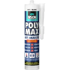 Bison Poly Max afdichtingskit alle voegen wit 280 ml