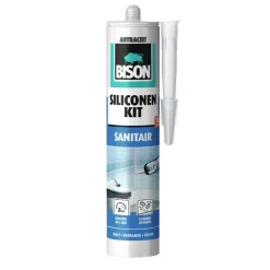 Bison siliconenkit sanitair antraciet koker 300 ml