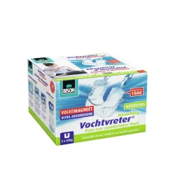 Bison vochtvreter ambiance magneet neutraal box 450 g (2 stuks)