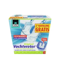 Bison vochtvreter magneet navulling 450 g (2 stuks)