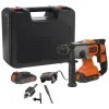 BLACK+DECKER accu boorhamer BCD900E2K-QW (incl. 2 accu's en lader)