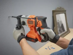 BLACK+DECKER accu boorhamer BCD900E2K-QW (incl. 2 accu's en lader)