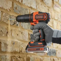 Black+Decker accuklopboormachine BCK23S1S-QW + gratis Mouse detailschuurmachine 18 volt