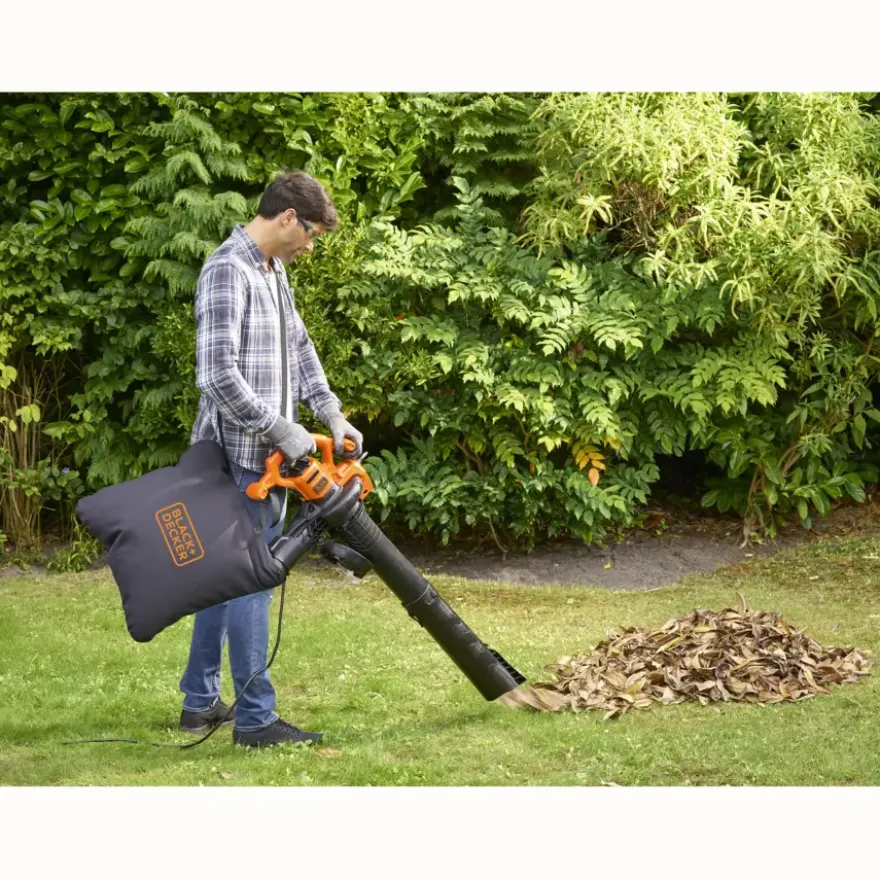 BLACK+DECKER elektrische bladblazer BEBLV260