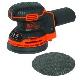 BLACK+DECKER excentrische schuurmachine 18V BDCROS18N-XJ zonder accu