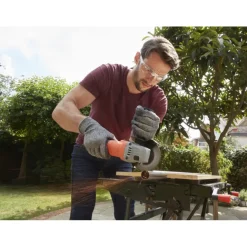BLACK+DECKER haakse slijper / slijptol BEG010-QS