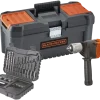 BLACK+DECKER klopboor BEH850KA32-QS in koffer + 32 dlg accessoires