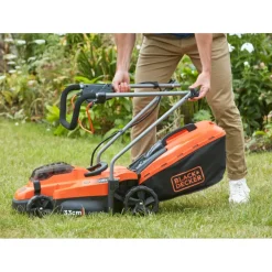 BLACK+DECKER 2x18V grasmaaier BCMW33184L2-QW 33 cm incl. twee 4,0 Ah accu's
