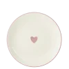 Bord hart roze - h1,5xd20,5cm