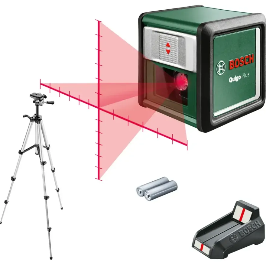 Bosch kruislijnlaser Quigo Plus met statief
