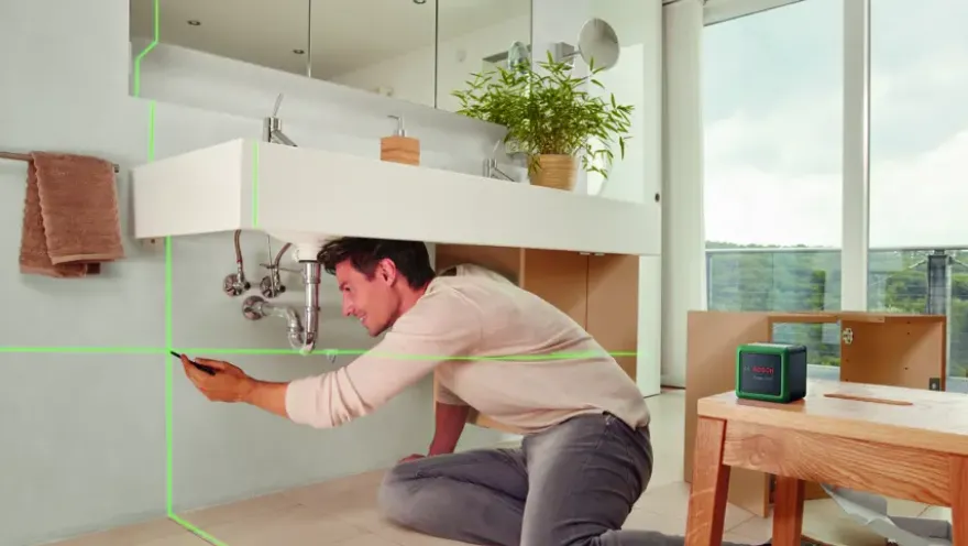 Bosch kruislijnlaser Quigo Green incl. statief