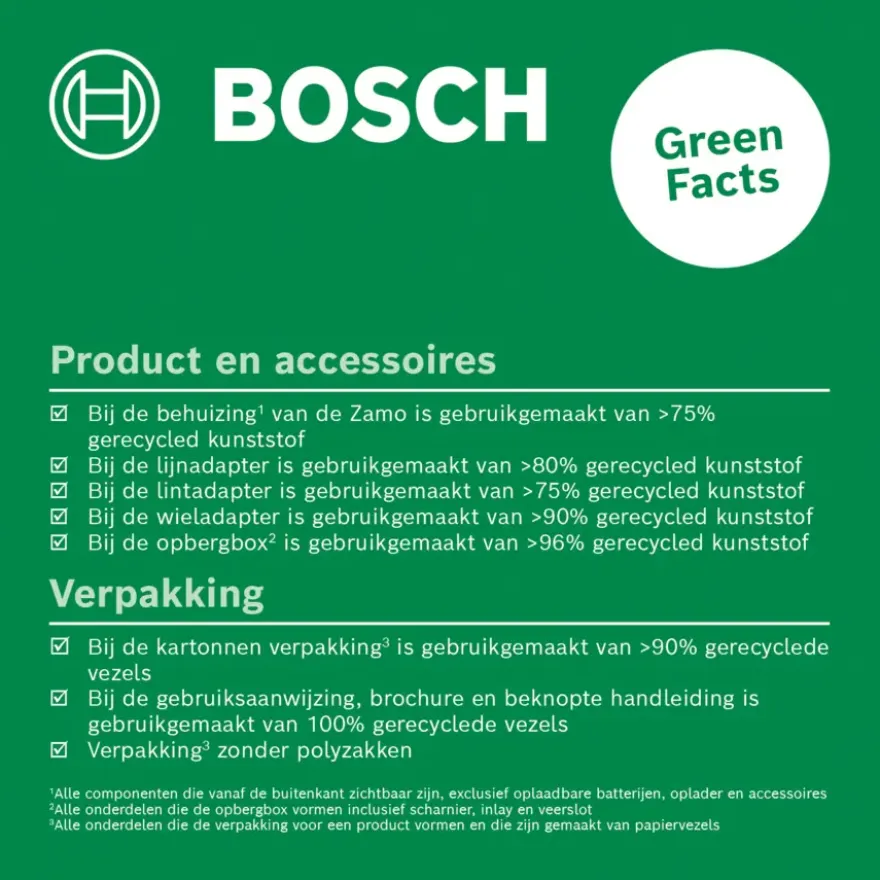 Bosch laserafstandsmeter Zamo incl. 3-delige adapterset