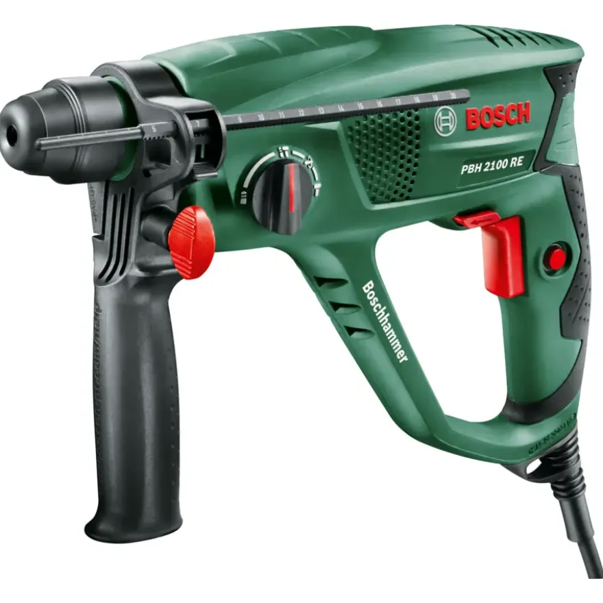 Bosch boorhamer PBH2100 RE incl boren en beitelset