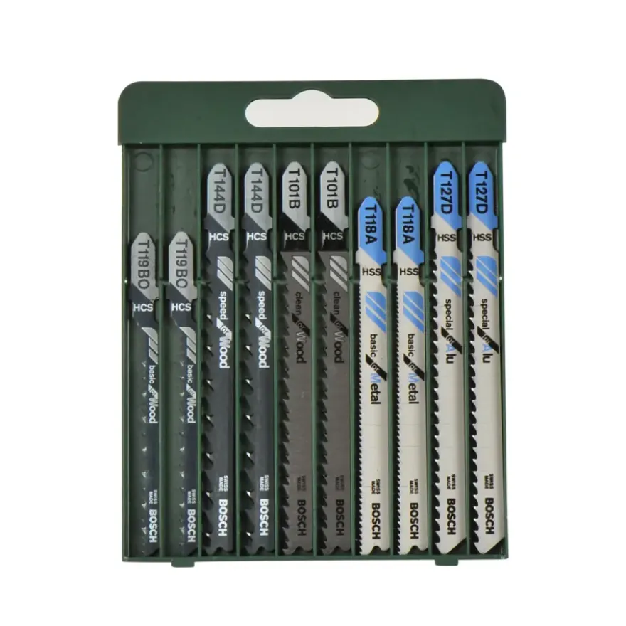 Bosch decoupeerzaagbladset 10-delig