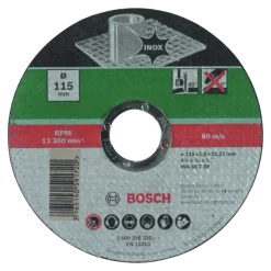 Bosch doorslijpschijf inox 115x1 mm