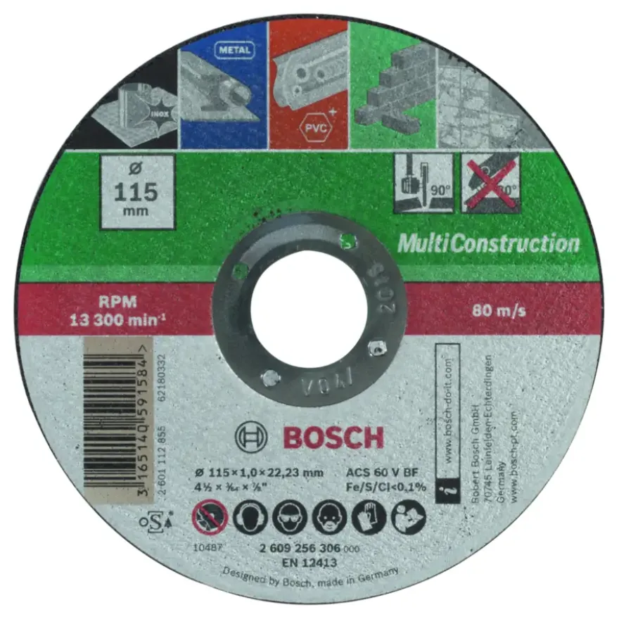 Bosch doorslijpschijf multi 115x1 mm