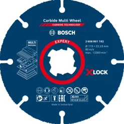 Bosch doorslijpschijf X-Lock Carbide Multi Wheel 115mm