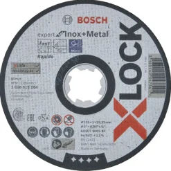 Bosch Expert doorslijpschijf Inox 125x1x22 mm recht