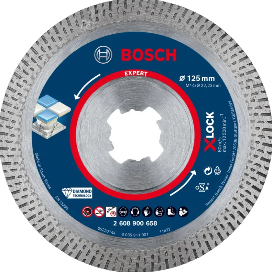 Bosch Expert HardCeramic X-lock diamantschijf 125mm keramisch