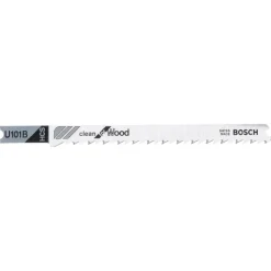 Bosch Prof decoupeerzaagblad U101 Clean voor hout - 3 stuks