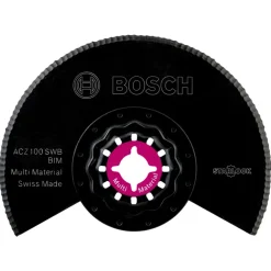 Bosch Starlock multitool accessoire - bi-metalen segmentzaagblad gekarteld voor zacht materiaal - 100 mm