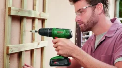 Bosch 18V accuboormachine EasyDrill Systeembox met 241 accessoires (incl. 2 accu's 1.5Ah + lader)