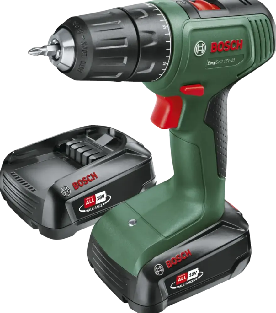 Bosch 18V accuboormachine Easydrill (Incl. 2 accu's 1.5Ah + lader)