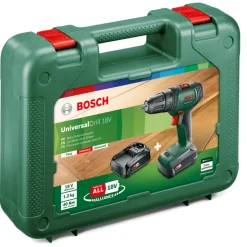 Bosch 18V accuboormachine UniversalDrill (incl. 2 accu's 1.5Ah + lader)