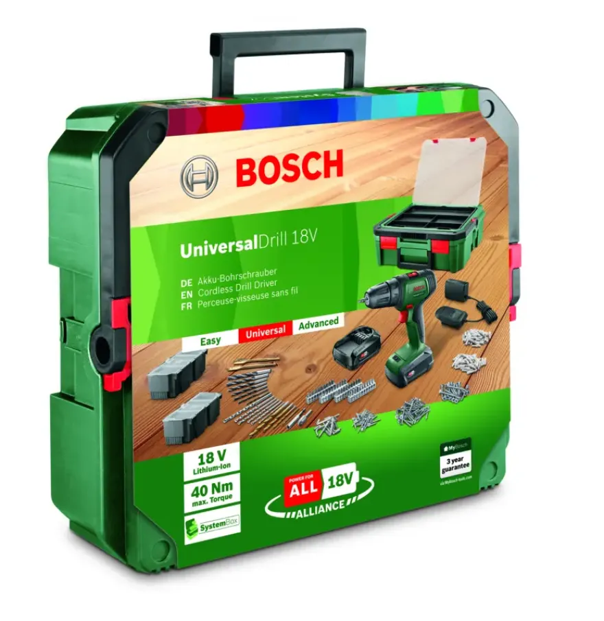 Bosch 18V accuboor SystemBox