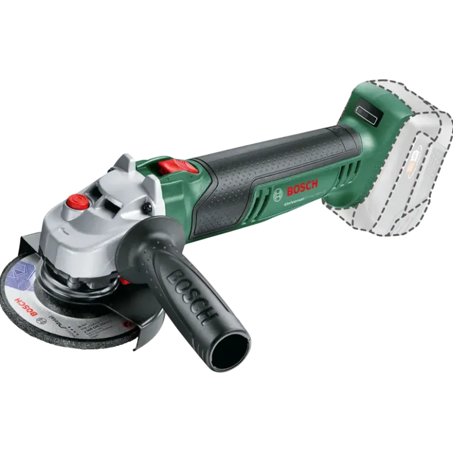 Bosch 18V haakse slijper / slijptol UniversalGrind 125mm (zonder accu)