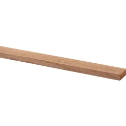 Bouwhout hardhout geschaafd 9x28 mm lengte 210 cm