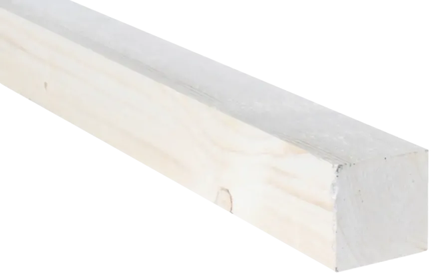 Bouwhout ruw vuren 50x50 mm lengte 210 cm