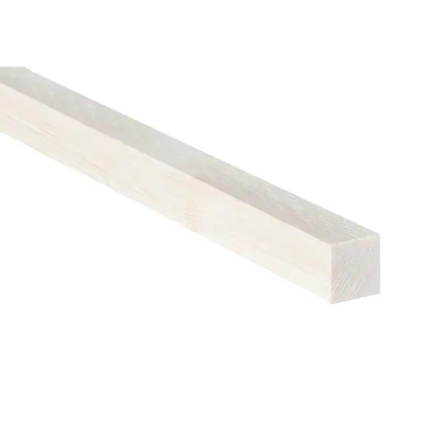 Bouwhout vuren geschaafd 18x18 mm lengte 270 cm