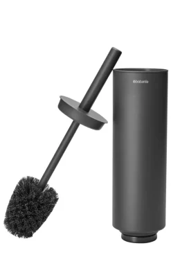 Brabantia MindSet WC Borstel met houder - Siliconen - Mineral Infinite Grey