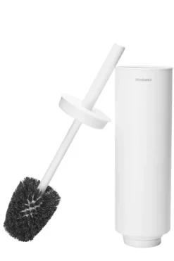 Brabantia MindSet WC Borstel met houder - Siliconen - Mineral Fresh White