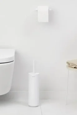 Brabantia MindSet WC Borstel met houder - Siliconen - Mineral Fresh White