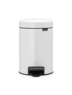 Brabantia NewIcon pedaalemmer wit kunststof 3 L