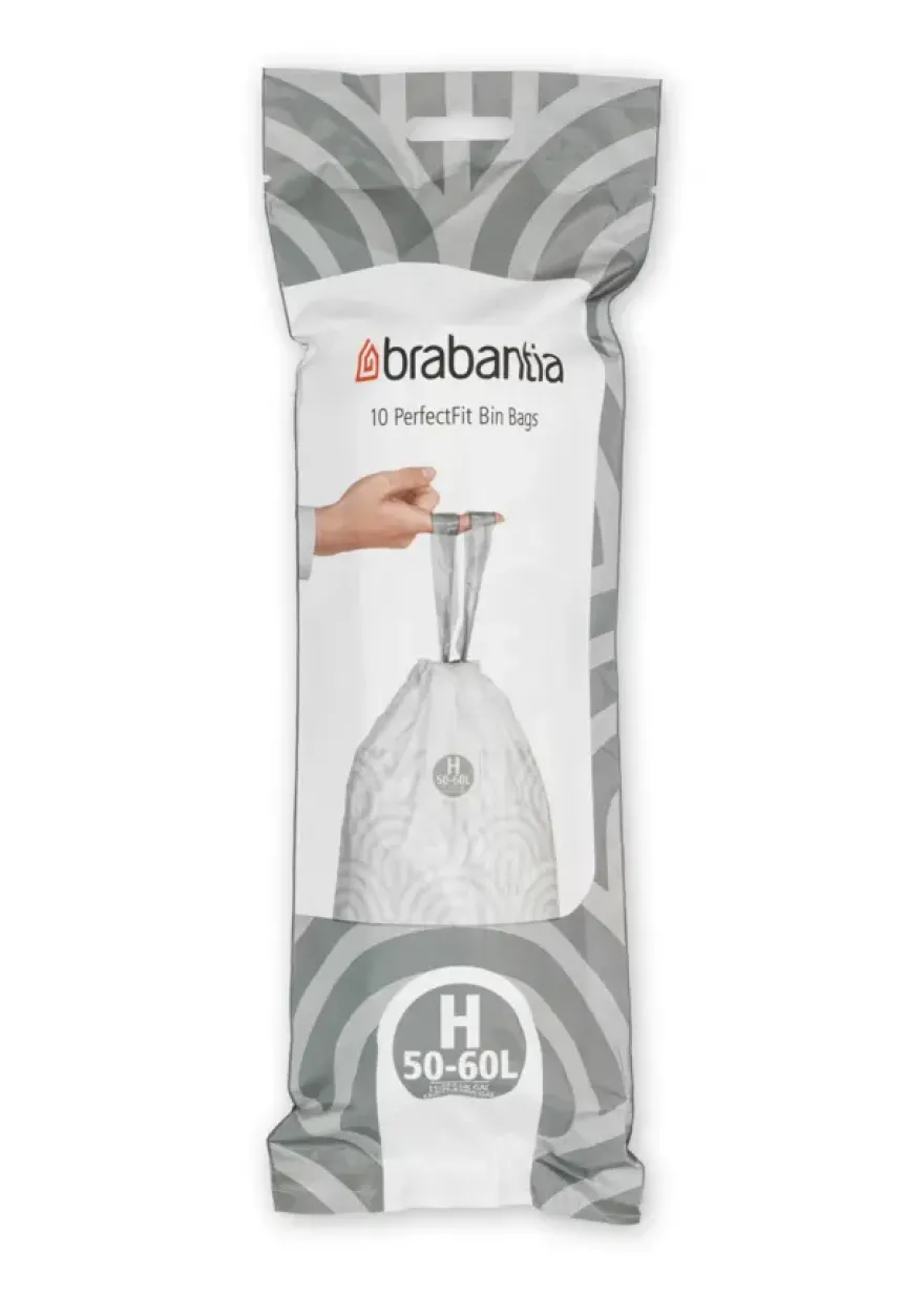 Brabantia PerfectFit Vuilniszakken - 50/60 l - Code H - 10 stuks