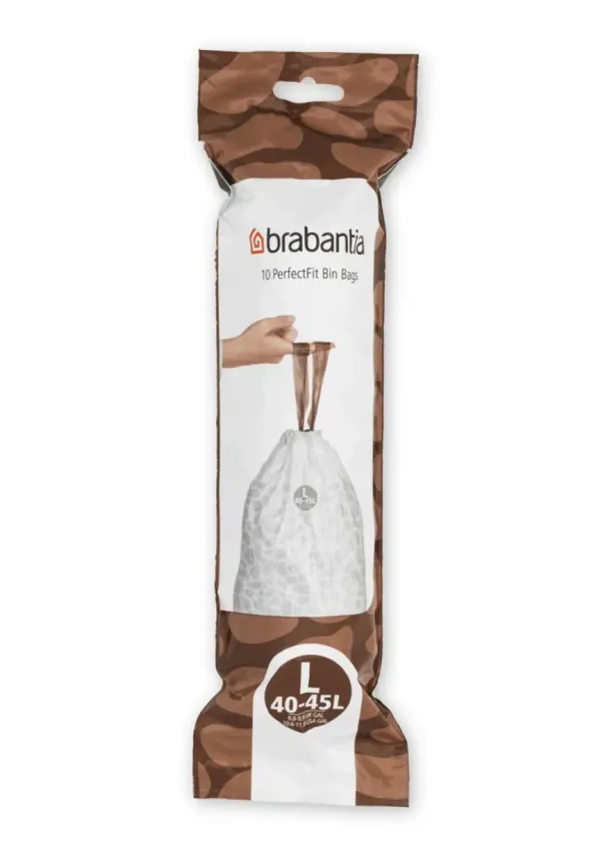 Brabantia PerfectFit Vuilniszakken - 40/45 l - Code L - 10 stuks