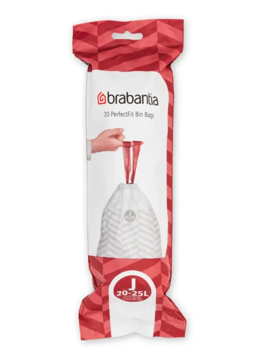 Brabantia PerfectFit Vuilniszakken - 20/25 l - Code J - 20 stuks