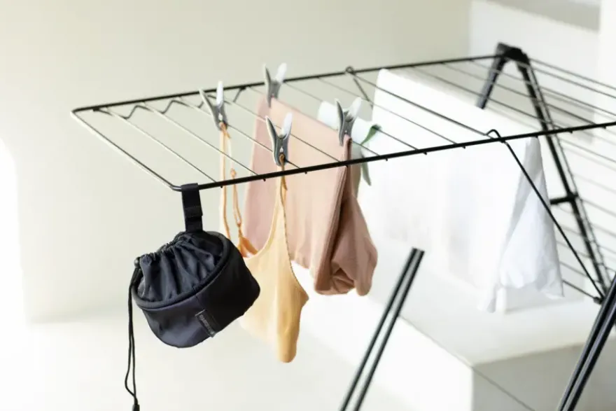 Brabantia wasknijperzakje compact zwart