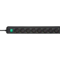 Brennenstuhl Eco-Line Stekkerdoos 8-voudig Zwart 3 Meter