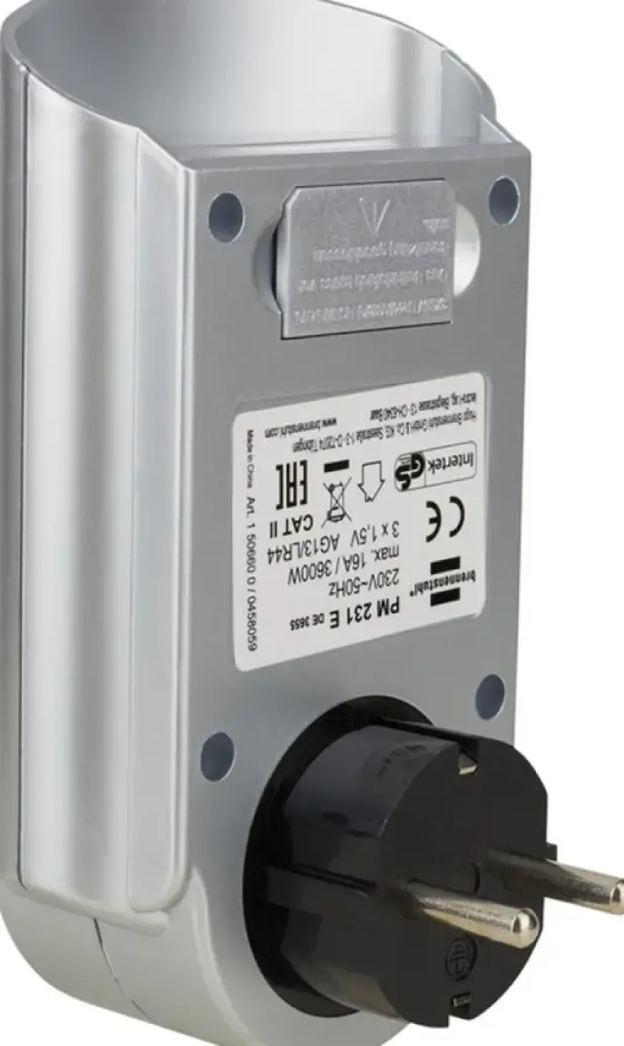 Brennenstuhl Primera-Line Energiemeter Zilver