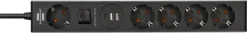Brennenstuhl stekkerdoos 5-voudig met 2 USB-A en 1 USB-C poort