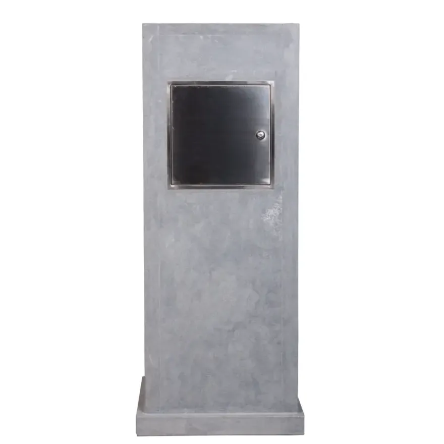 Brievenbus staand Arduin bluestone 105 x 40 x 40 cm